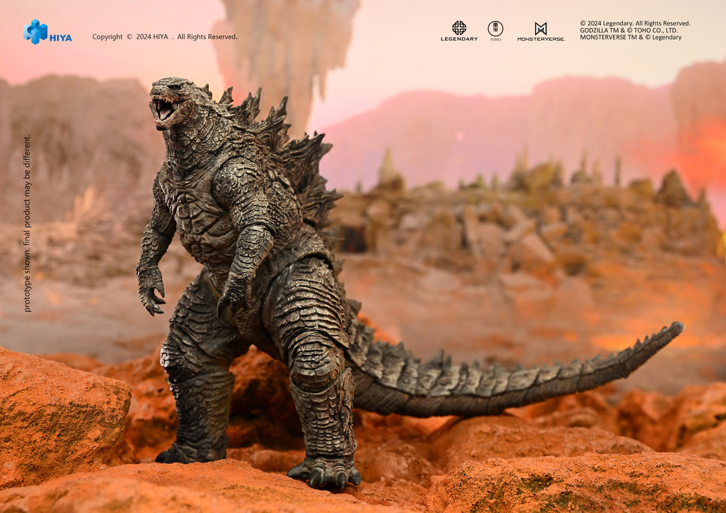 Godzilla X Kong New EXQ Basic Godzilla Re-Evolved PX Action Figure
