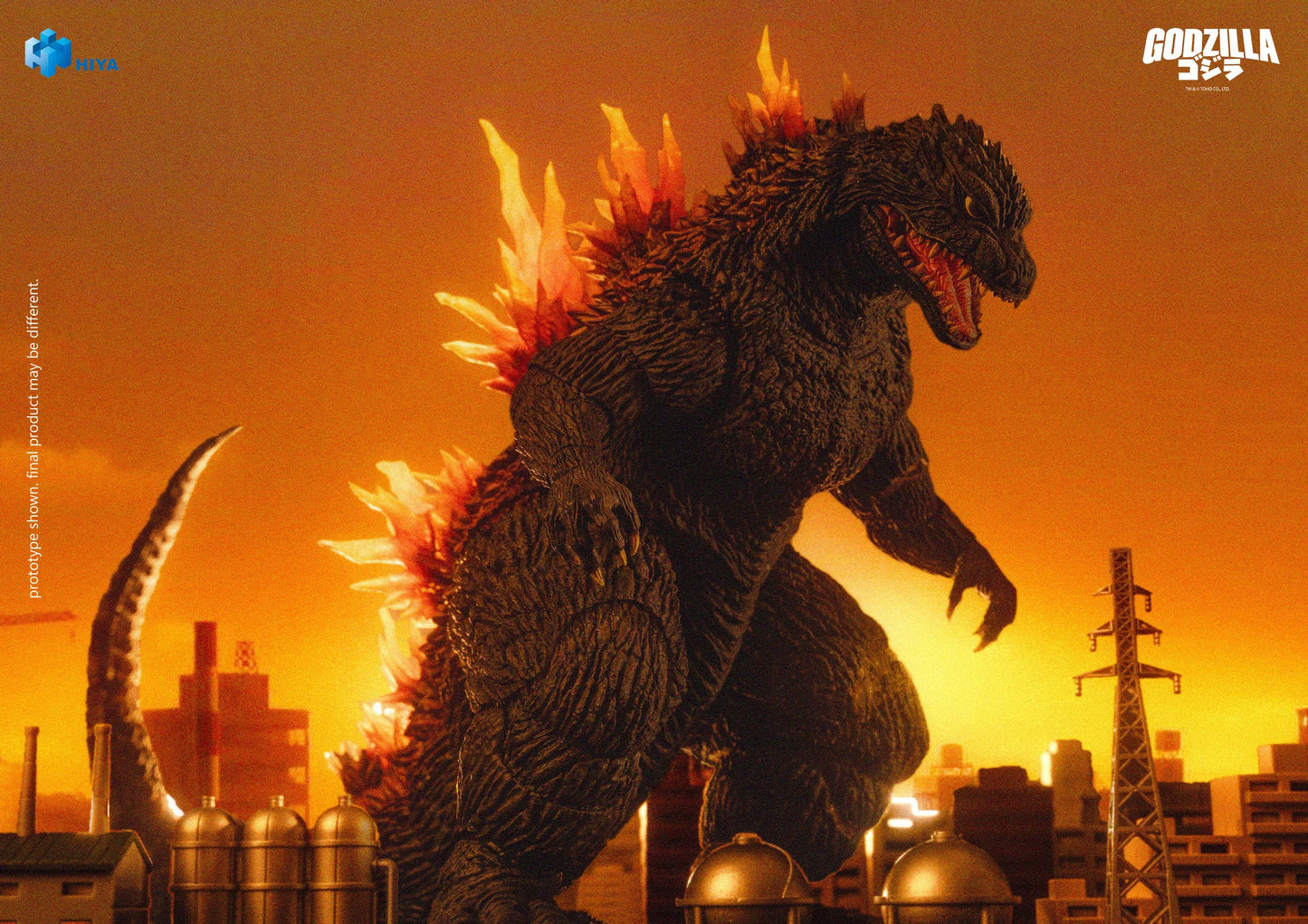Godzilla 2000 Exquisite Basic Heat Ray Godzilla 7" Action Figure