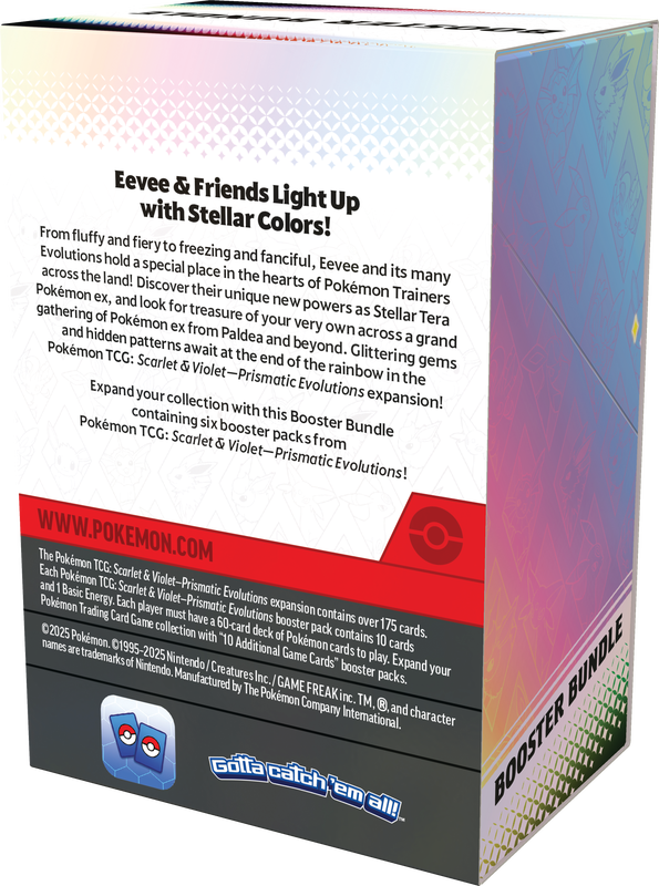 Pokémon SV8.5 Prismatic Evolutions Booster Bundle